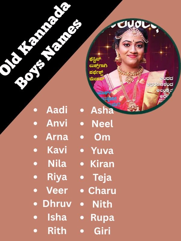 Old Kannada Names